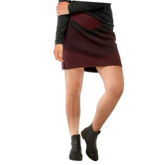 Smartwool Fig Heather Parmalee Reversible Skirt S NWT - Picture 1 of 10